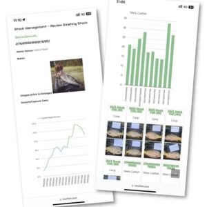 fish capture and growth tracking system